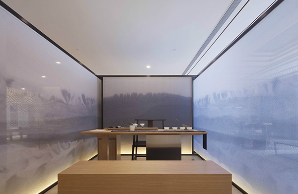 新中式風格室內(nèi)裝修設(shè)計會舍樣圖