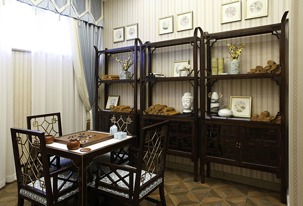 簡單別致的新中式會舍裝修設(shè)計(jì)