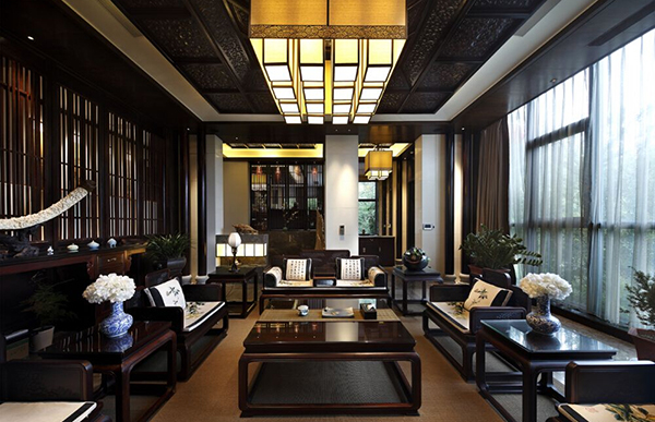 新中式裝修設(shè)計(jì)圖，會(huì)舍裝修