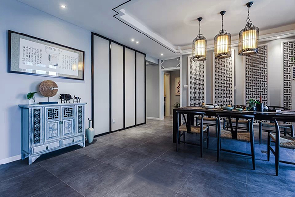 新中式房屋設(shè)計，會舍裝修設(shè)計圖