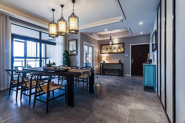 新中式房屋設(shè)計(jì)，會舍裝修設(shè)計(jì)圖