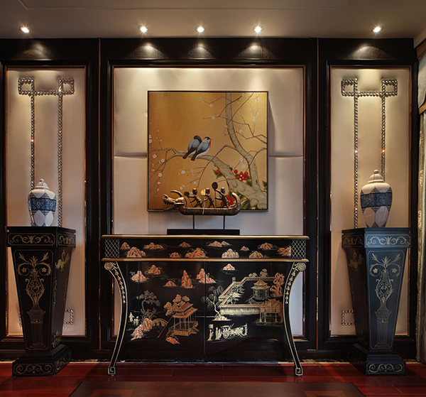 新中式風格會舍的裝修圖