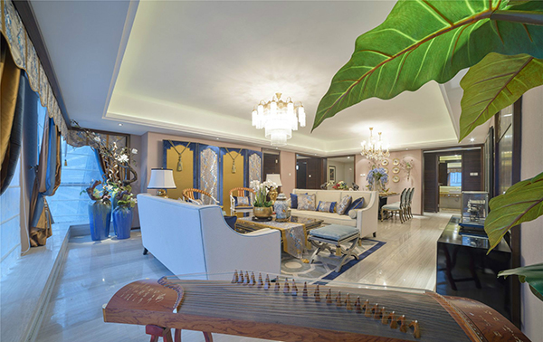 新中式裝飾風(fēng)格，會舍裝修設(shè)計