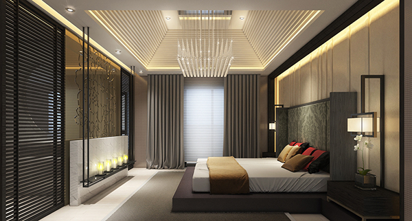 會舍裝修設計，新中式裝修設計