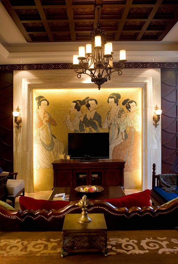 裝修設計圖，新中式會舍設計