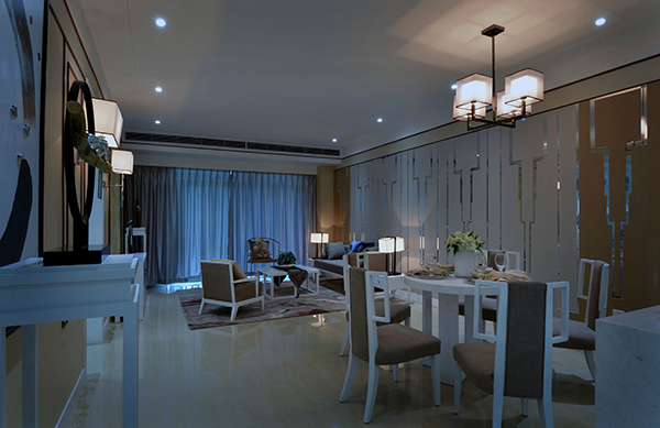 新中式裝修設(shè)計(jì)圖，會(huì)舍設(shè)計(jì)圖