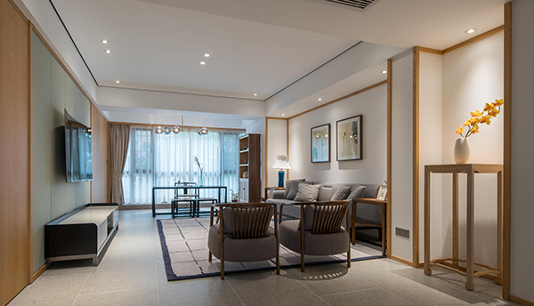 新中式裝修設計，會舍裝修設計