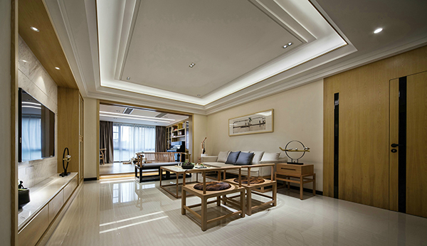簡潔的會舍裝修，新中式裝修設計（二）