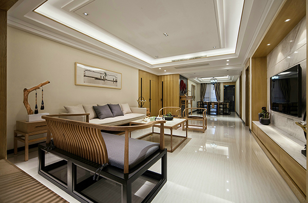 簡潔的會舍裝修，新中式裝修設計（二）