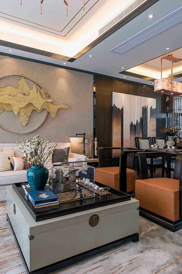 新中式裝修設(shè)計，會舍裝修(三)