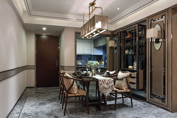 新中式裝修設(shè)計，會舍裝修(六)