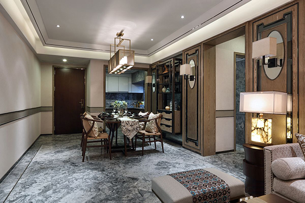 新中式裝修設(shè)計，會舍裝修(六)