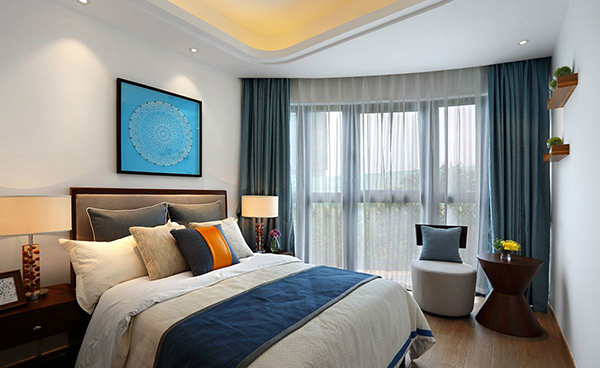 新中式裝修設(shè)計，會舍裝修(七)