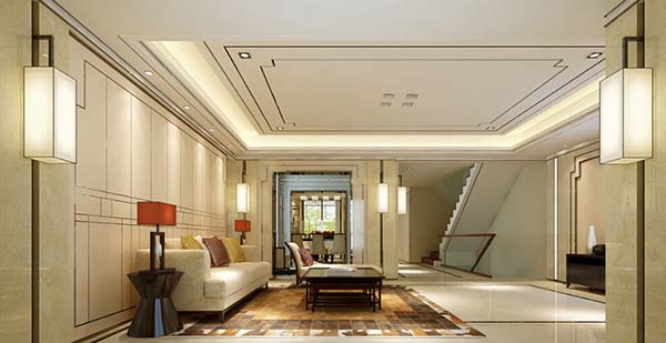 新中式裝修設計，會舍裝修設計圖（一）