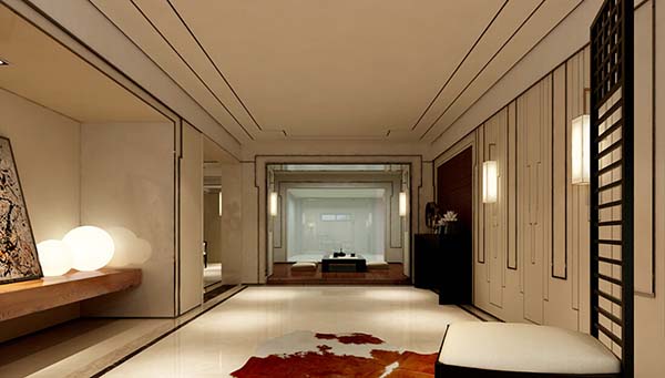 新中式裝修設計，會舍裝修設計圖（一）