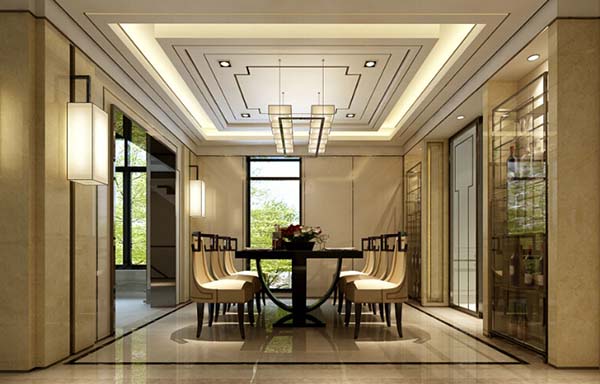 新中式裝修設計，會舍裝修設計圖（一）