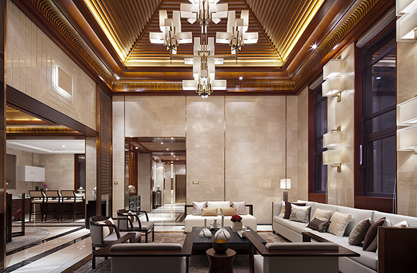 新中式裝修設(shè)計(jì)，會(huì)舍裝修設(shè)計(jì)圖(二)