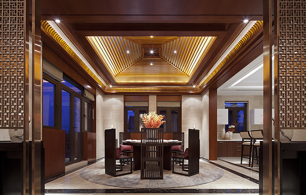 新中式裝修設計，會舍裝修設計圖(二)