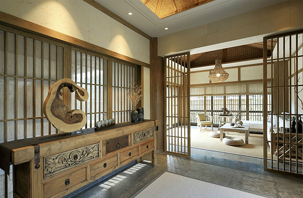 新中式裝修設(shè)計(jì)，會(huì)舍裝修設(shè)計(jì)圖(五)