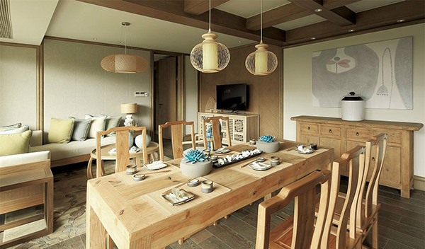 新中式裝修設(shè)計(jì)，會(huì)舍裝修設(shè)計(jì)圖(五)