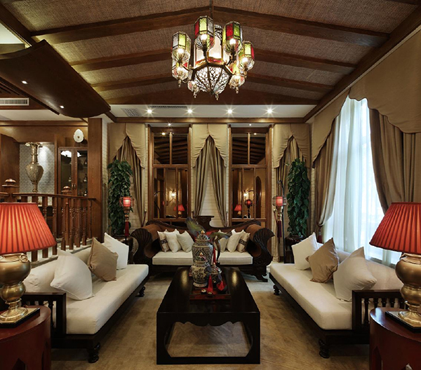 新中式裝修設(shè)計，會舍裝修設(shè)計圖(七)