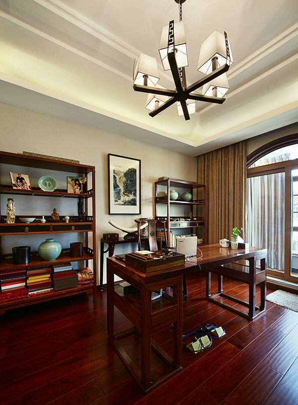 新中式裝修設計，會舍裝修設計圖(八)