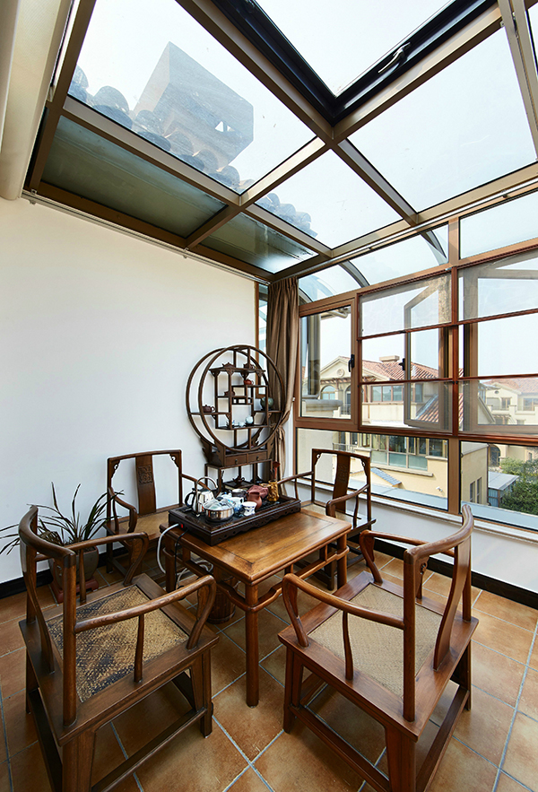 新中式裝修設(shè)計，會舍裝修設(shè)計圖(八)