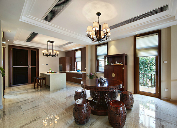 新中式裝修設計，會舍裝修設計圖(八)