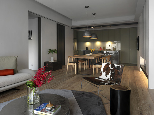 新中式裝修設(shè)計，會舍裝修設(shè)計圖(十一)