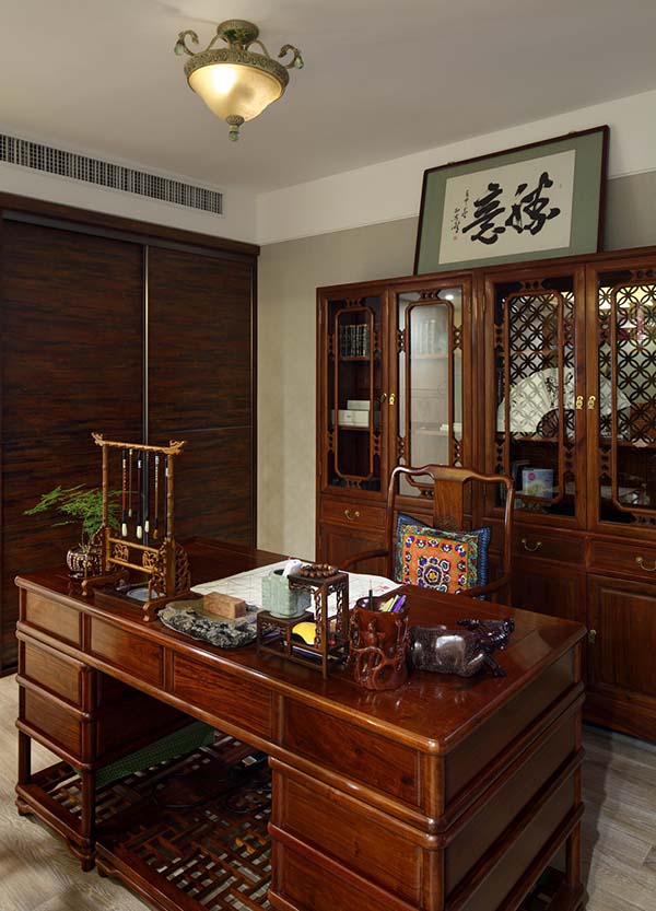 新中式裝修設(shè)計，裝修設(shè)計會舍圖(二)