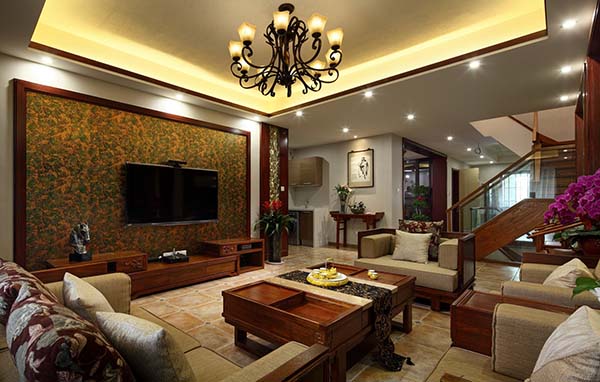 新中式裝修設(shè)計，裝修設(shè)計會舍圖(二)