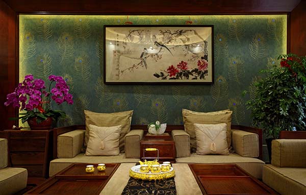 新中式裝修設(shè)計，裝修設(shè)計會舍圖(二)