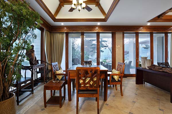 新中式裝修設(shè)計(jì)，裝修設(shè)計(jì)會(huì)舍圖(三)