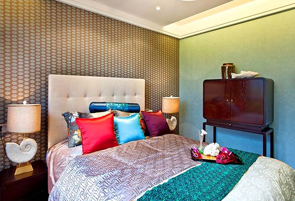 新中式裝修設(shè)計，裝修設(shè)計會舍圖(五)