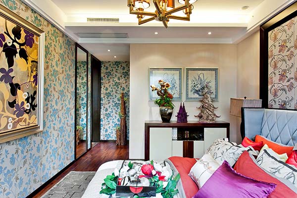 新中式裝修設(shè)計，裝修設(shè)計會舍圖(五)