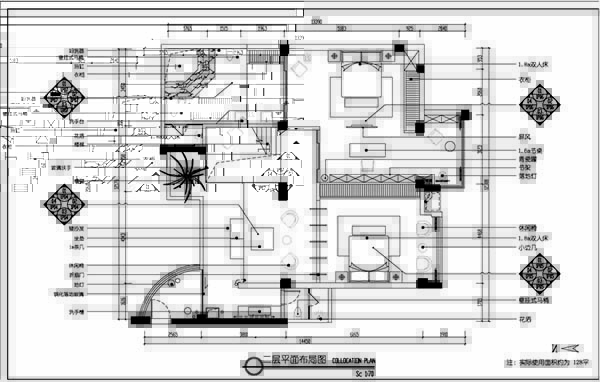 新中式裝修設(shè)計(jì)，裝修設(shè)計(jì)會(huì)舍圖(六)
