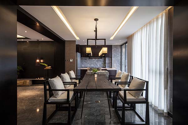 新中式裝修設(shè)計(jì)，裝修設(shè)計(jì)會(huì)舍圖(六)