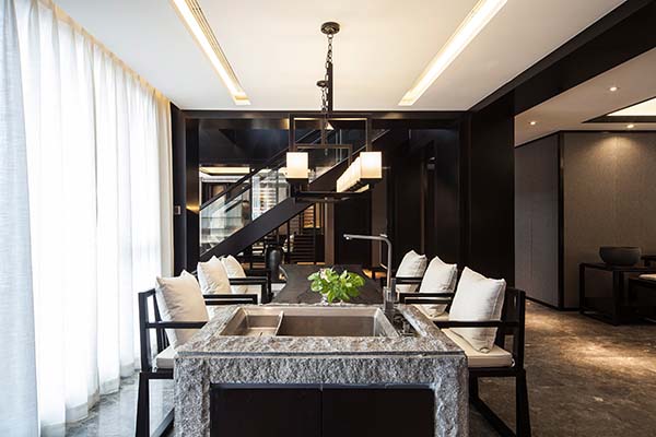 新中式裝修設計，裝修設計會舍圖(六)