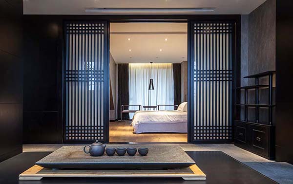 新中式裝修設(shè)計，裝修設(shè)計會舍圖(六)