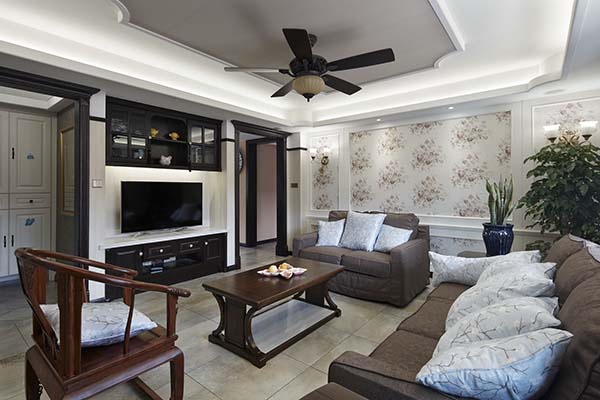 新中式裝修設計，裝修設計會舍圖(七)