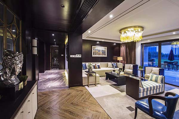 新中式裝修設計，裝修設計會舍圖(八)