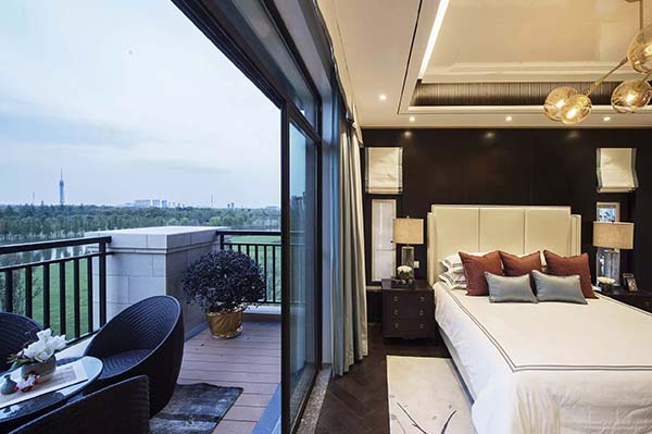 新中式裝修設(shè)計，裝修設(shè)計會舍圖(八)