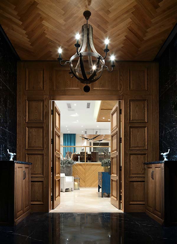 新中式裝修設(shè)計(jì)，裝修設(shè)計(jì)會(huì)舍圖(九)