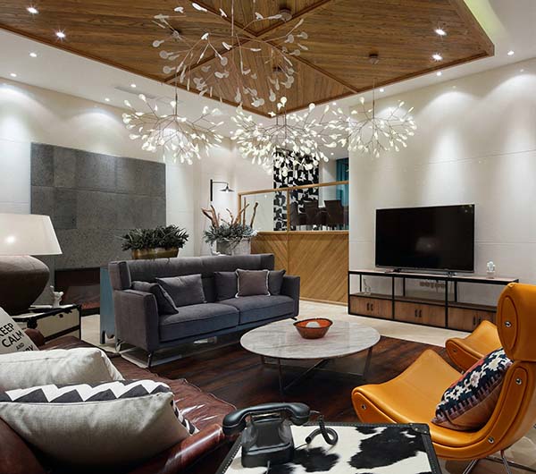 新中式裝修設(shè)計(jì)，裝修設(shè)計(jì)會(huì)舍圖(九)