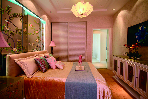 淡菜琉璃新中式裝修風(fēng)格的會舍設(shè)計圖