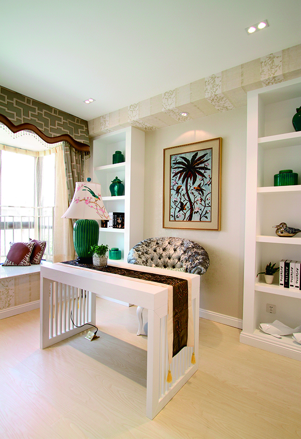 淡菜琉璃新中式裝修風(fēng)格的會舍設(shè)計圖