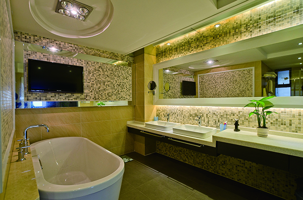 會舍荷塘月色風格的裝修設計，新中式裝修設計