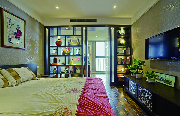 會舍荷塘月色風格的裝修設計，新中式裝修設計