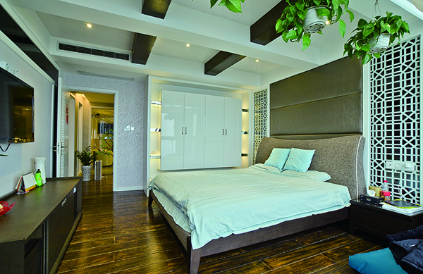 會舍荷塘月色風格的裝修設計，新中式裝修設計