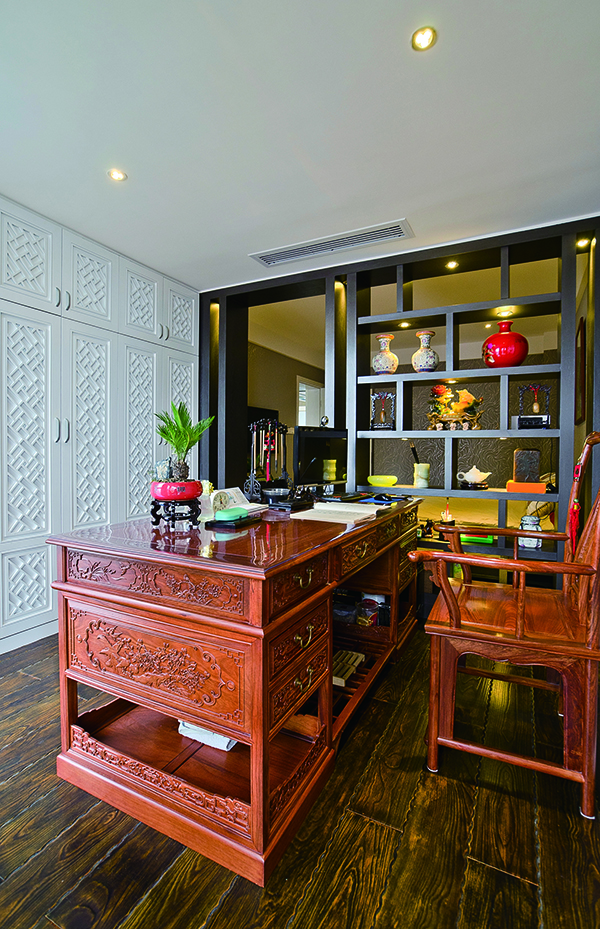 會(huì)舍荷塘月色風(fēng)格的裝修設(shè)計(jì)，新中式裝修設(shè)計(jì)